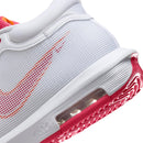 Nike Lebron Witness VIII Men's Basketball Shoes - White/Bright Mandarin/Aster Pink — 8