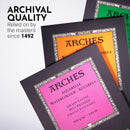 Arches Watercolor Pad, Cold Press, 9x12 inches, 12 Sheets - Professional Art Paper for Watercolor Gouache Ink Acrylic — 5