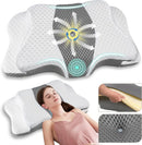 Pain Relief Cervical Pillow for Neck Support, Adjustable Ergonomic Pillow - Grey — 7