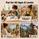 5 Pack Art Canvas for Painting,Stretched Canvas Board Set | 5pc | 1 — 3