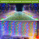 21x5FT Solar Christmas Net Lights Outdoor Waterproof with Remote — 7