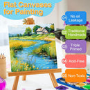 ESRICH Canvas Boards for Painting, 48 Pack Canvases for Painting 4x4 100% Cotton Small Paint Canvas Primed Acid Free Mini Blank Canvas Panels for Oil Paint,Watercolor,Acrylic Paint,Gouache&Tempera. | 4*4in 48pack — 3