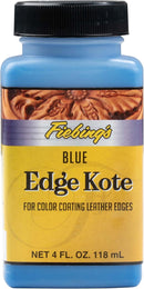 Fiebing's Edge Kote 4 Fl Oz - Blue - for Coloring Leather Edges on Purses, Bags, Shoes, Holsters, Wallets,etc — 3