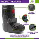 MARS WELLNESS Premium Short Air Cam Walker Boot - X-Large - Fracture, Sprained Ankle/Foot Stabilizer - Broken Toe Walking Boots for Men or Women — 3