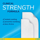 Dr. Scholl’s Clinical Strength 12-Hour Pain Relief Hydrogel Patches 10ct - 4% Lidocaine for Powerful Numbing, Instant Cooling Pain Relief with Menthol, Added Arnica, for Hands, Feet, Neck, Back & Legs — 5
