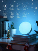 Hifree Smart Table Lamp, Dimmable Desk Lamp with App/Voice Control, LED RGB Color Changing Touch Lamp, Night Lamp… — 6