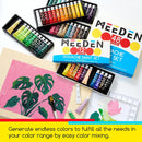 MEEDEN Gouache Paint Tube Set: 24 x 12ml (0.4 oz) Colors Art Paint | 24 Colors — 6