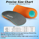 Dr.woofeet 3/4 Orthotic Insoles for Plantar Fasciitis - 3.5cm Arch Support - Large: Men's 9-11 / Women's 10-12 — 8