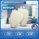 HAPAD Metatarsal Pad 5/16" - Medium, Wool Felt Ball of Foot Pad - 1 Pair 3