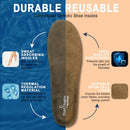 Footlogics Orthotic Shoe Insoles with Built-in Raise for Ball of Foot Pain, Morton’s Neuroma, Flat Feet - Metatarsalgia, Pair (Full Length, S (Men's 6-7.5, Women's 7.5-9)) — 4