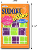 4-Pack 350+ Sudoku Puzzles for Adults, with Tips & Tricks, Puzzle Books for Adults & Seniors, Aging Seniors Brain Stimulation Activity Books, Large 8 X10 and Digest 5 X 8 Combo — 5
