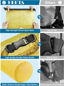 HEETA Dry Bag Waterproof Backpack with Phone Case 10L | Yellow — 4