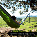 Hammock Straps and 2 Carabiners, 30+2 Loops, 1200lbs Breaking Strength (500lbs Rated) | 100% Non-Stretch, Lightweight, Portable Camping - Quick, Easy Setup | Heavy Duty + Tree Friendly | 8 Feet. | Orange — 7