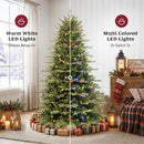 SHareconn 7ft Prelit Artificial Aspen Christmas Tree with Remote Control — 6