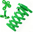 Aiboxin Elastic No Tie Shoelaces for Kids Adults Tieless Stretch Shoe Laces | Green — 1