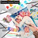 KALOUR 180 Colored Pencil for Artists - Rich Pigment Soft Core - Oil-Based - Ideal for Coloring Drawing Sketching Shading Blending - Vibrant Color（Tin Case） — 3