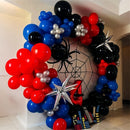 12 Inch Red Blue Black Balloons for Spider Cool Man Birthday Decorations — 3
