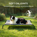 Bedsure Outdoor Elevated Cooling Dog Bed Large Sized Dog, 49in Grey — 7