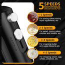 Lord Eagle 5-Speed Hand Mixer Electric With 4 Mixing Bowls Set
