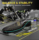 Welnove Carbon Fiber Sports Insoles with Arch Support | Jump Higer & Run Faster Stabilize Better Athletic Insoles for Running, Basketball | Shock Absorption & Energy Return,NOT for Cleats-XL,Gold — 2