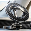 LISEN for MagSafe Car Mount for iPhone 18 Pro Max [24 Strong Magnets] Classic Magnetic Phone Holder for Car Dashboard Magnet Phone Mount Car Cell Phone Holder for iPhone 18 Pro Max 17 16 15 14 13 12 | Carbon Fiber photo 1