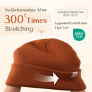 YANIBEST Satin Lined Beanie for Women, Reduce Frizz Winter Hats - Ac-orange — 4