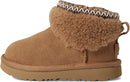 UGG Kids' T Classic Ultra Mini Maxi Curly – Chestnut — 4