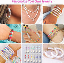 20,000 Pcs Clay Beads Bracelet Making Kit, 120 Colors 6 Boxes Polymer Beads Spacer Heishi Beads & Jewelry Kit with… — 8