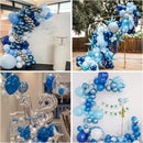 Blue Silver Balloons for Boys, 60PCS Thick Retirement Birthday Balloon Men | Navy Blue Silver — 5