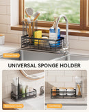 Yofidra Sponge Holder for Kitchen Sink, Sink Caddy with Stone Drying Mat — 4