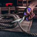 LIVINGO 10" Heavy Duty Multipurpose Shears for Shop & Garden (Black/Purple) | Purple & Black — 6