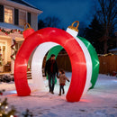 10.5 FT Christmas Inflatables Ornament Tunnel Arch Outdoor Decorations, Blow Up Walk-Through Archway Yard Decor for Garden Lawn Xmas Display — 2