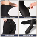 Medical Compression Pantyhose for Women & Men 15–20 mmHg – High-Stretch Support Hose for Swelling & Circulation | Small | Black — 4