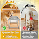 MEWTOGO 2 Gallons Large Elevated Dog Water Bowl, Relief Joint Pressure — 3