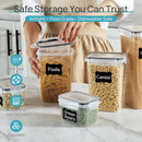 Airtight Food Storage Containers with Lids, Vtopmart 24 pcs Plastic Kitchen…