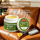 Furniture Salve for Leather, Leather Conditioner, Plant Formula7oz — 5
