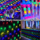 HYH Christmas Net Bush Lights 360 LED 12FTx5FT Multicolored Outdoor Mesh — 3