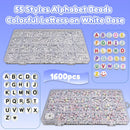 YMSDZHL Alphabet Beads A-Z 1900Pcs Letter Bead for Bracelet Jewelry Making — 3