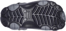 Crocs Unisex-Child All Terrain Clogs with Adjustable Heel Strap, Black/Black, 1 Little Kid — 7