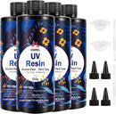 KISREL UV Resin 1000g, Upgraded Hard Crystal Clear UV Epoxy Resin — 1