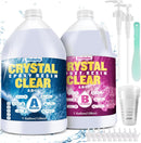 Epoxy Resin 2 Gallon Kit, Upgraded Crystal Clear Resin Epoxy Food Safe with Pump, Self Leveling & Bubble Free… — 1