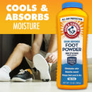 Arm & Hammer Odor Defense Foot Powder for Shoes & Feet, 7 oz, 3 Pack — 3