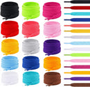 Isusser | 15 Pairs 45" Flat Coloured Athletic Shoe Laces — 1
