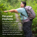 Osprey Sportlite 25L Lightweight Hiking Backpack, Purple OS | Graphite Purple | 25l - Extended Fit — 3