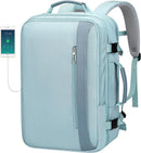 PIJUSHI Laptop Travel Backpack Carry On Flight Approved Fits 16 inch Laptop | Blue — 1