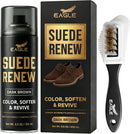 Suede & Nubuck Renovator Color Spray 250mL With 3-Way Brush (Dark Brown) — 1