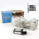 LJLNION Christmas Net Lights, 360 LED 12ft x 5ft Connectable Mesh Fairy String Lights,8 Modes Low Voltage Safe Adaptor for Xmas Trees, Bushes, Wedding, Outdoor Garden Decorations, Warm White — 8
