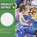 ESRICH Canvases for Painting, 36 Pack Canvas Boards 4x4, 6x6, 8x8, 5x7, 8x10, 9x12, 11x14, Round Canvas Panels with 8x8,10x10-Cotton Primed Blank Large Canvases for Acrylic, Oil, Gouache & Tempera. | 36 Packs Canvas Panel - 9 Sizes(4 of Each) — 3