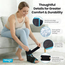 NEWGO Foot Ice Pack Wrap, Cold Compression for Plantar Fasciitis, Black — 5