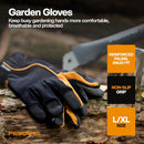 Fiskars 4-Piece Tool Set, Pruning Shears, Trowel, Cultivator & L/XL Gloves | Houseplant Starter Gift Set — 5